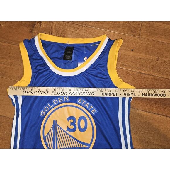 NWT! Adidas Golden State Warriors Swingman Stephen Curry Jersey Dress XL - Picture 10 of 11